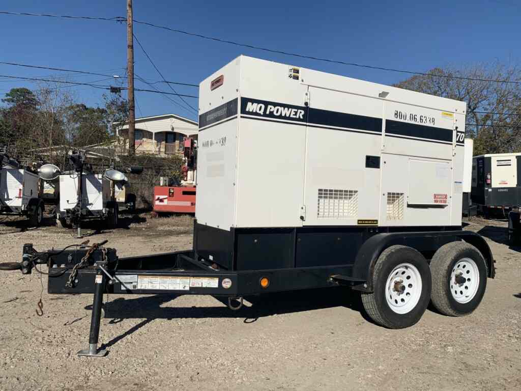 Multiquip DCA70SSJU4i Trailer Mounted Diesel Generator 3,646 Hrs.