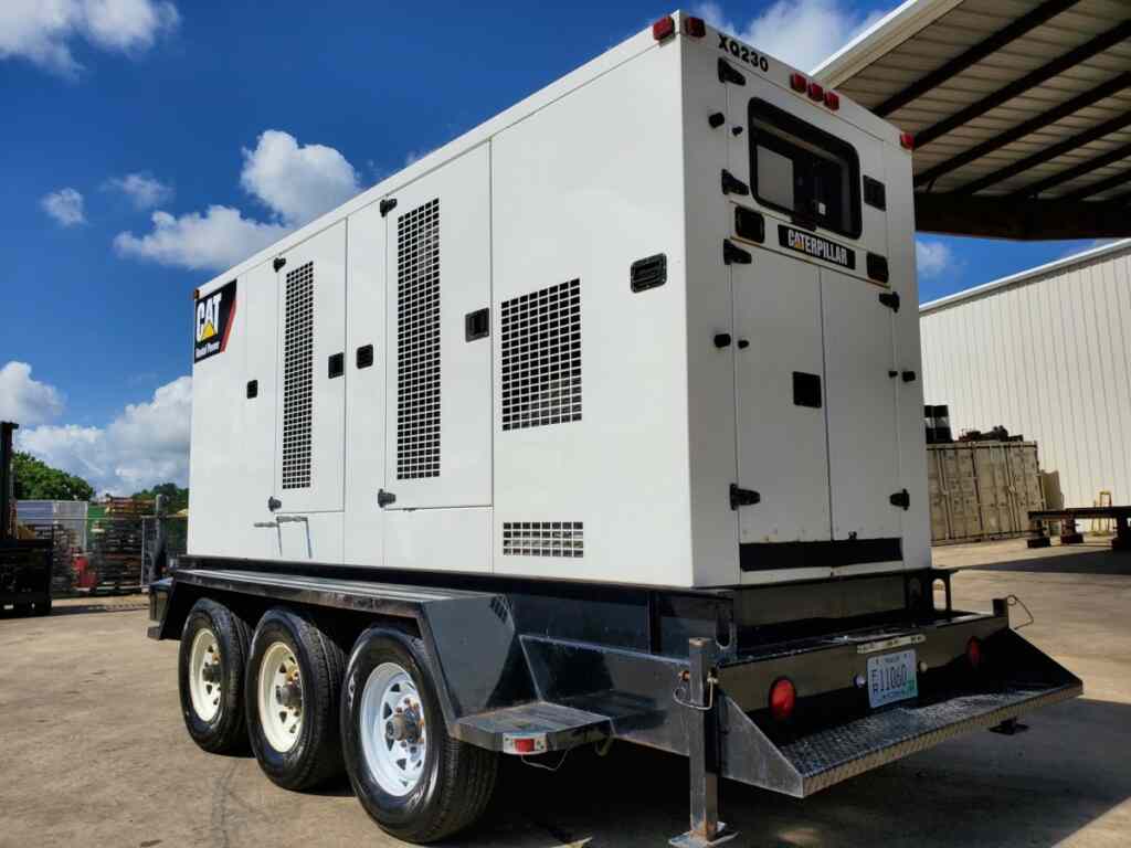 CAT XQ230 Trailer Mounted Diesel Generator Tier 3 – 9204 Hrs