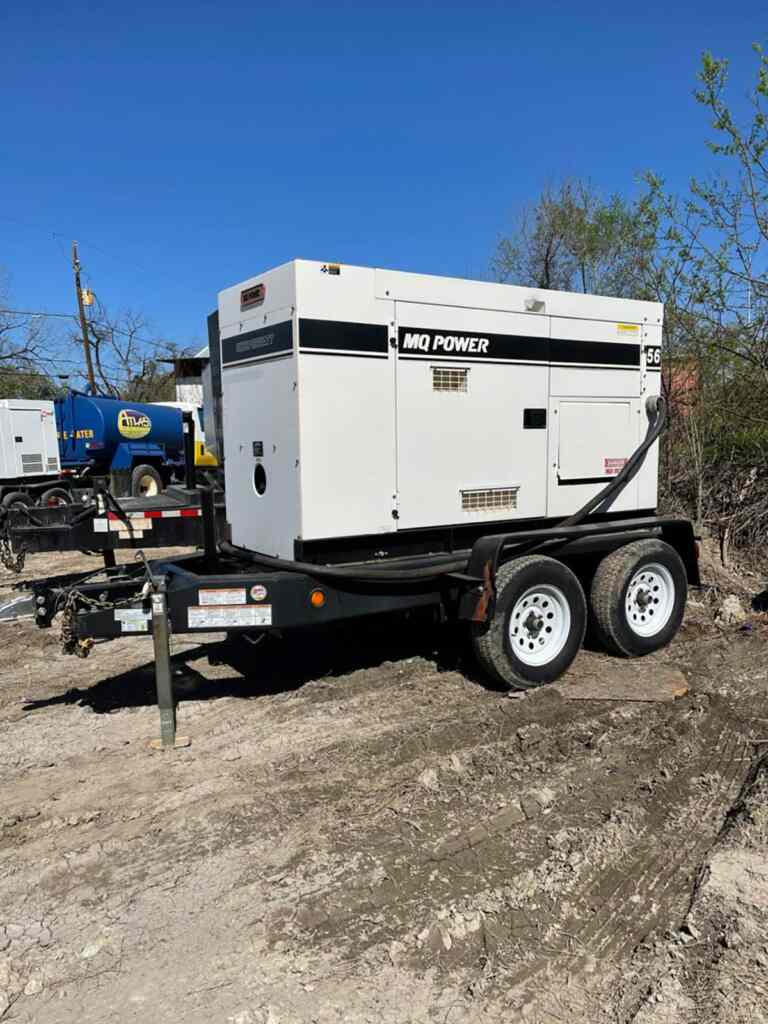 Multiquip DCA56SPXU2 Trailer Mounted Diesel Generator – Tier 3 – 4 Hrs Since New