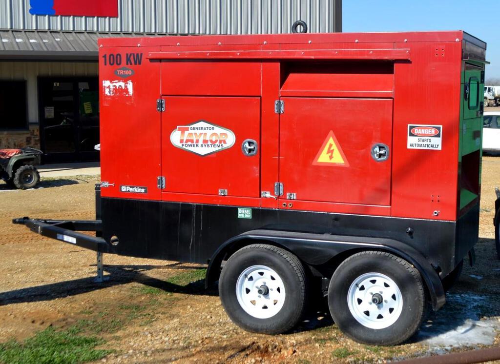 Taylor TR100 Trailer Mounted Diesel Generator – Tier 3