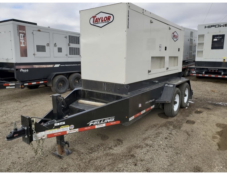 Trailer Mounted Diesel Generator (Taylor TMC200) – Tier 3