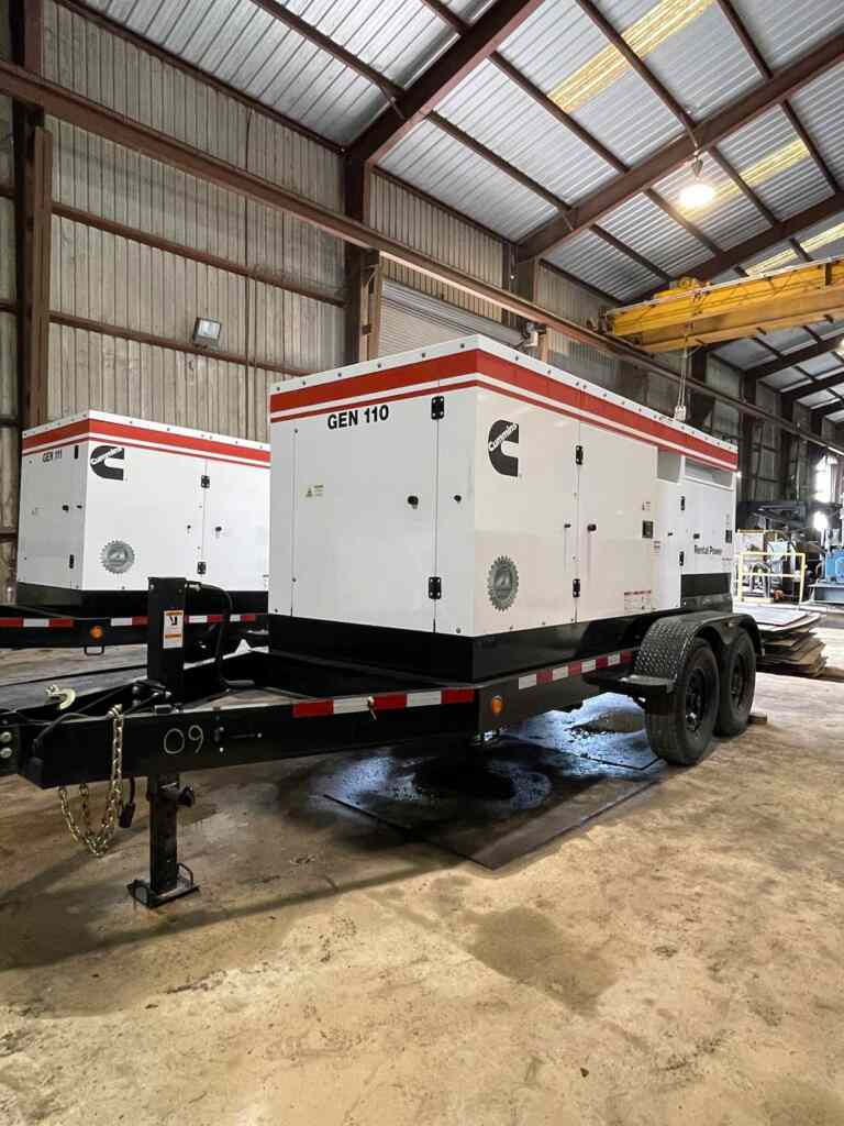 Cummins C200D2RE Trailer Mounted Diesel Generator – Unit 110