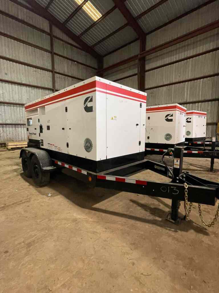 Cummins C200D2RE Trailer Mounted Diesel Generator – Unit 115