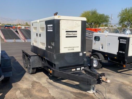 Atlas Copco QAS70 Trailer Mounted Diesel Generator