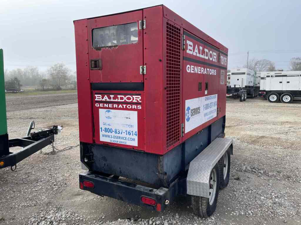 Baldor TS175T Trailer Mounted Diesel Generator - Tier 3
