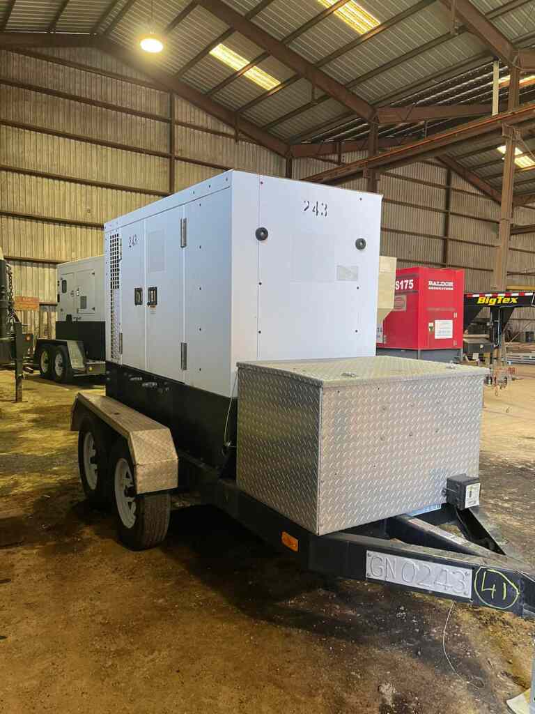 Baldor TS80 Trailer Mounted Diesel Generator – Tier 3