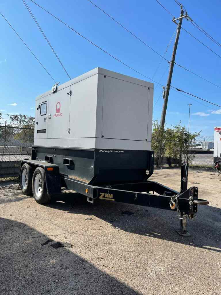 Pramac GRW90 Trailer Mounted Diesel Generator – Tier 3