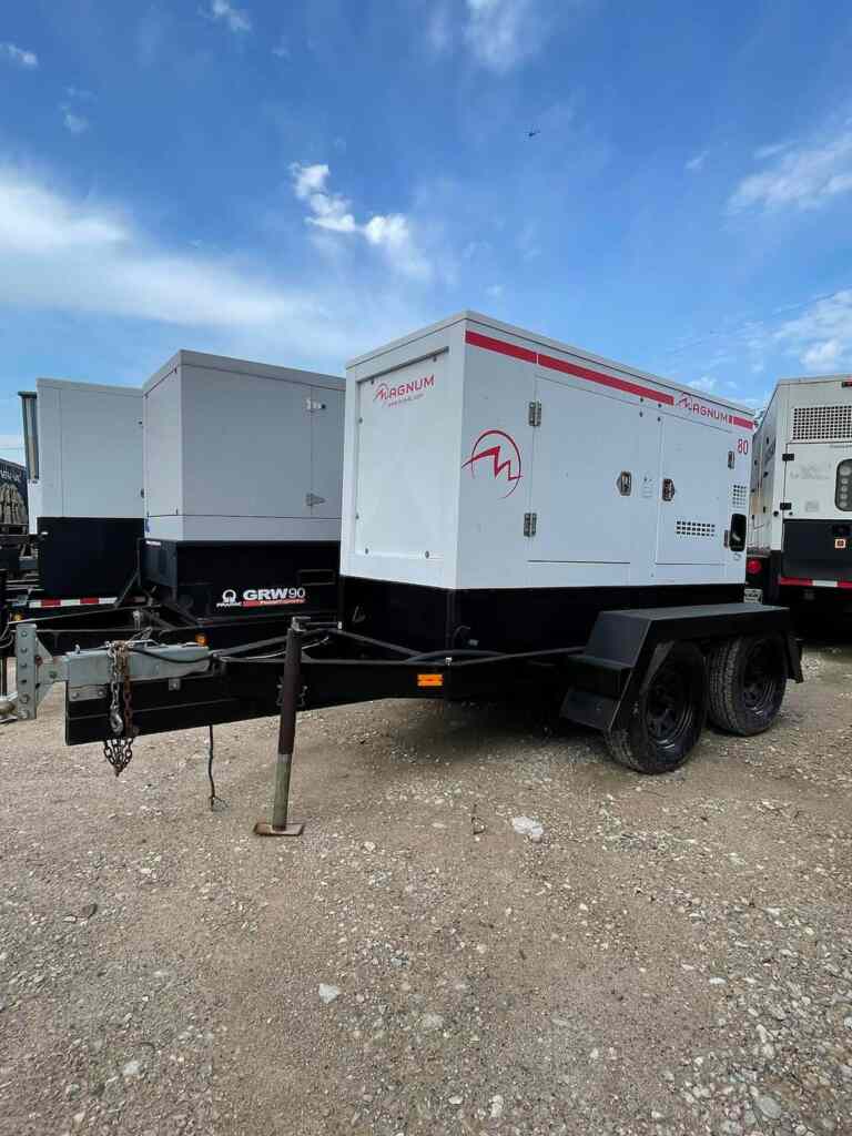 Magnum MMG80 Trailer Mounted Diesel Generator – Tier 3