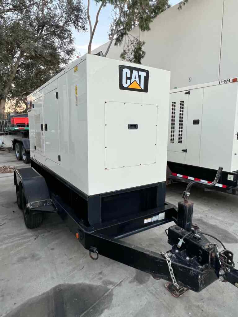 Trailer Mounted Diesel Generator: Caterpillar XQ100  – Tier 3