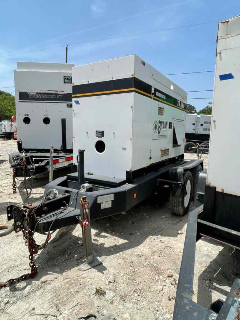 Multiquip DCA70SSIU2 Trailer Mounted Diesel Generator - Tier 3