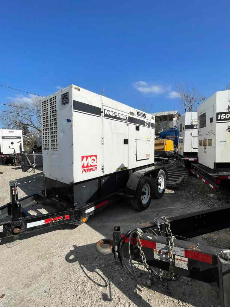 Multiquip DCA70USI Trailer Mounted Diesel Generator – Tier 2