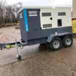 Diesel Generator: Atlas Copco QAS125 Trailer Mounted