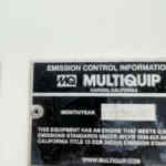 QTY: 2 Multiquip MQP240 Trailer Mounted Diesel Generators - Tier 3