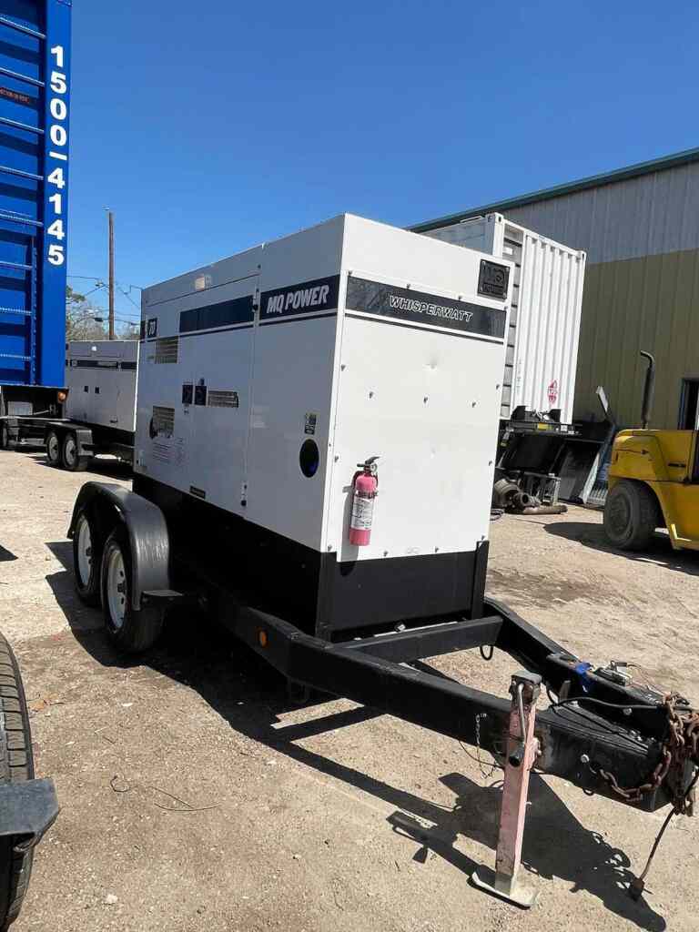 Diesel Generator: Multiquip DCA70SSIU4F Trailer Mounted