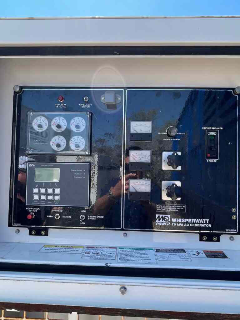 Diesel Generator: Multiquip DCA70SSIU4F Trailer Mounted