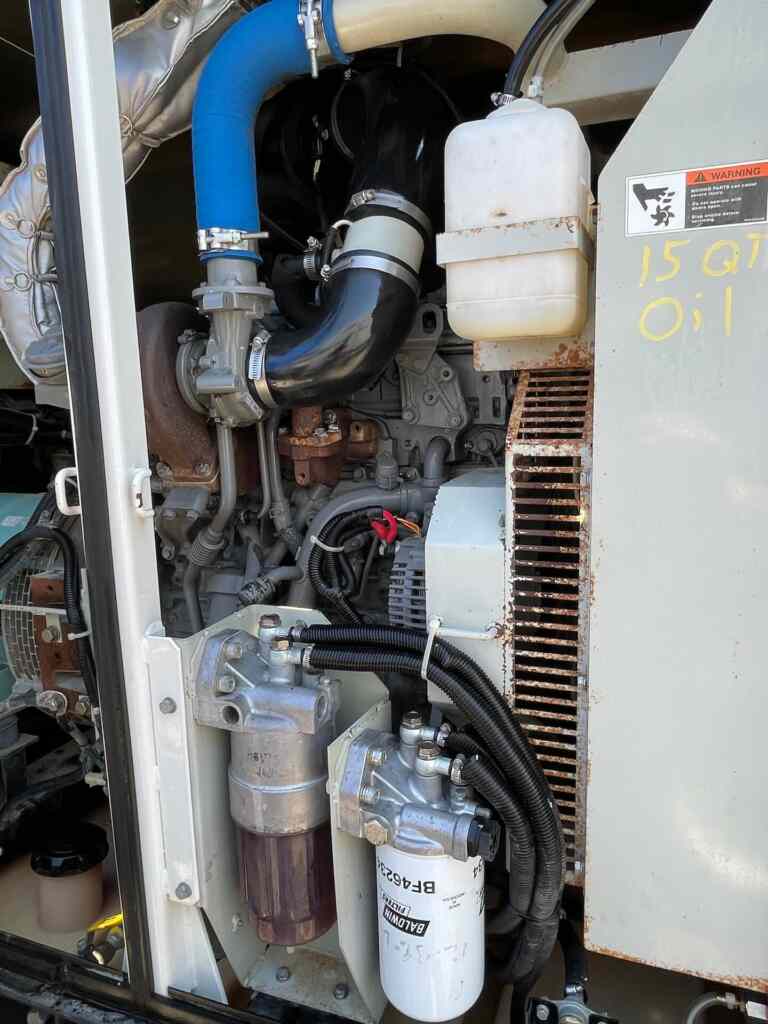 Diesel Generator: Multiquip DCA70SSIU4F Trailer Mounted