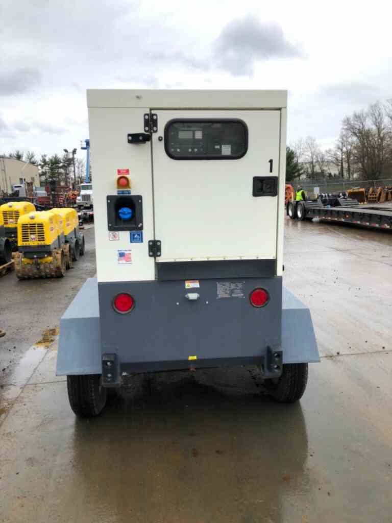 Diesel Generator: Atlas Copco QAS125 Trailer Mounted