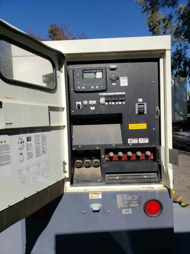 Diesel Generator: Atlas Copco QAS125 Trailer Mounted