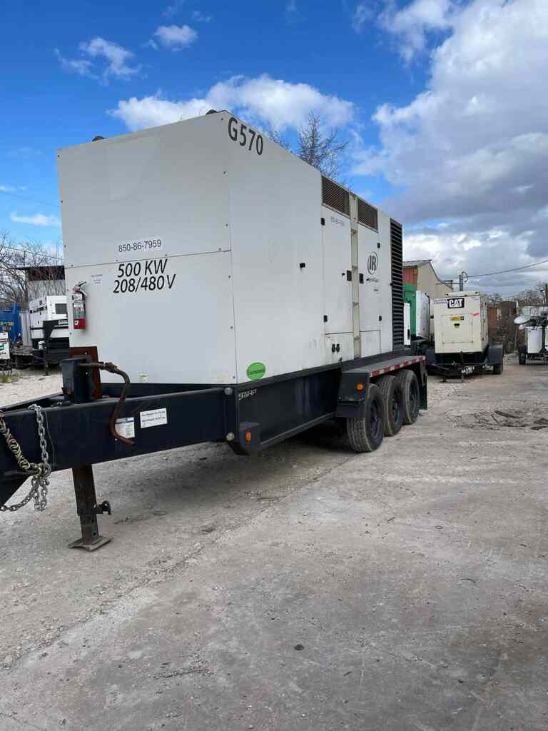Ingersol Rand / Doosan G570 Trailer Mounted Diesel Generator - Tier 2