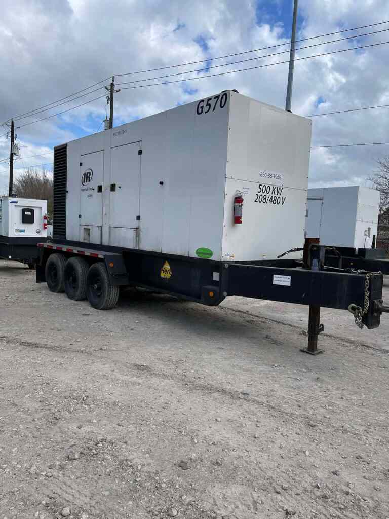 Ingersol Rand / Doosan G570 Trailer Mounted Diesel Generator - Tier 2