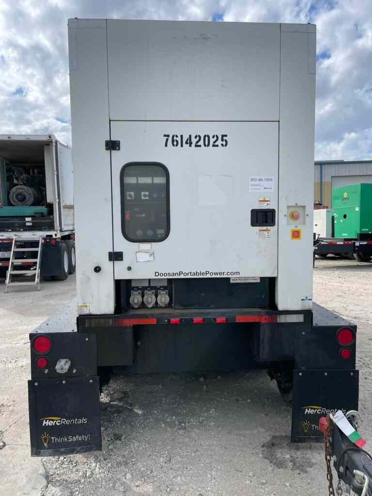 Ingersol Rand / Doosan G570 Trailer Mounted Diesel Generator - Tier 2