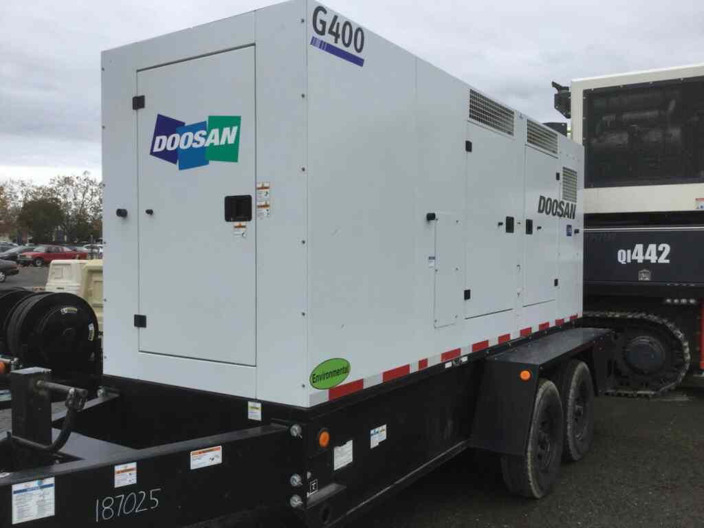 Doosan G400WCU Trailer Mounted Diesel Generator