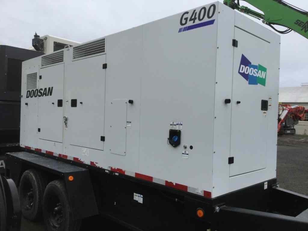 Doosan G400WCU Trailer Mounted Diesel Generator