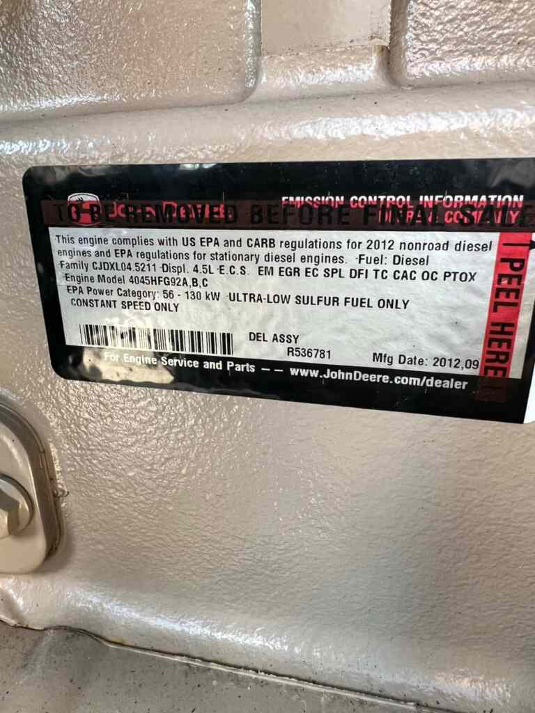 Multiquip DCA70SSJU4i Trailer Mounted ,Diesel Generator