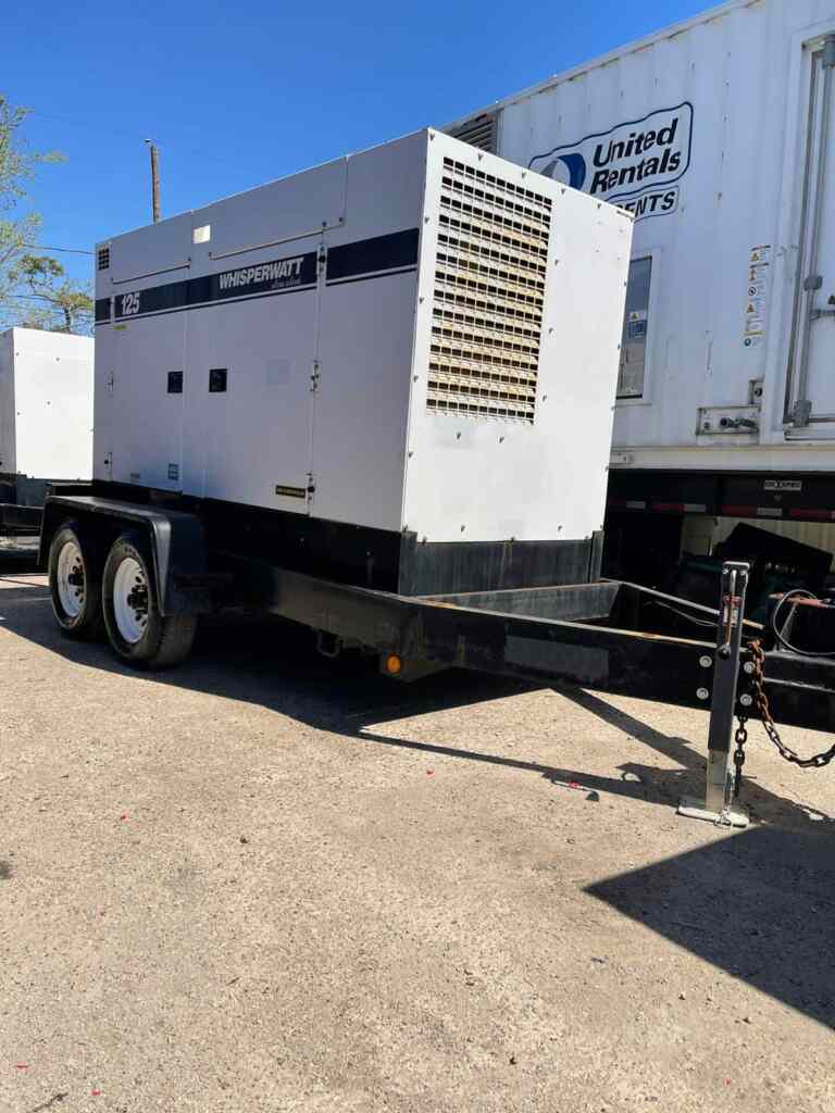 Multiquip DCA125USJ Trailer Mounted Diesel Generator - Tier 2