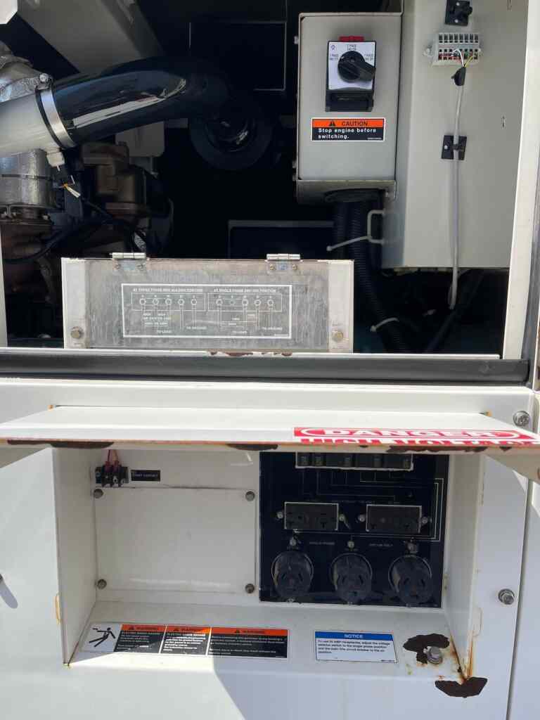 Diesel Generator: Multiquip DCA45SSIU4F — Trailer Mounted