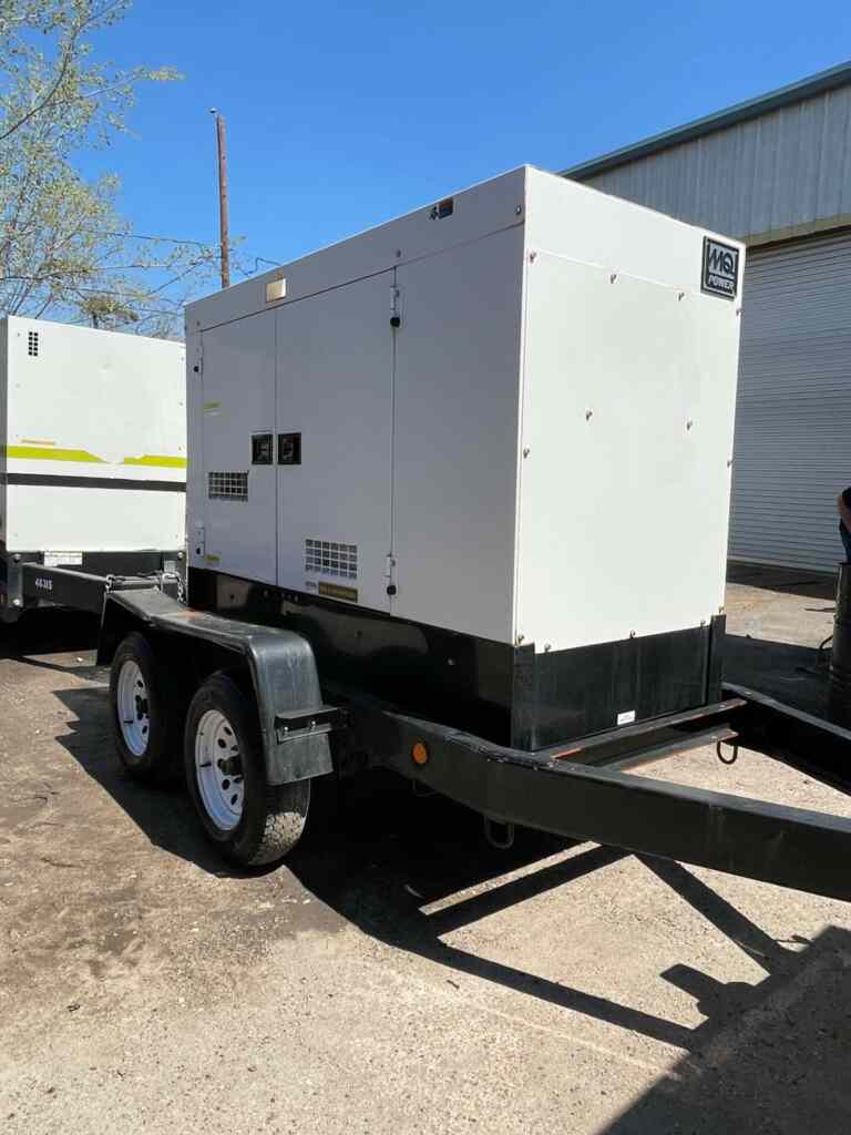 Diesel Generator: Multiquip DCA45SSIU4F (Trailer Mounted)