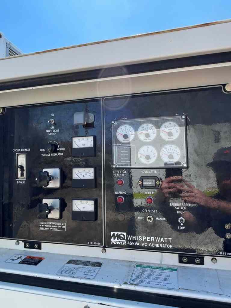 Diesel Generator: Multiquip DCA45SSIU4F Trailer Mounted