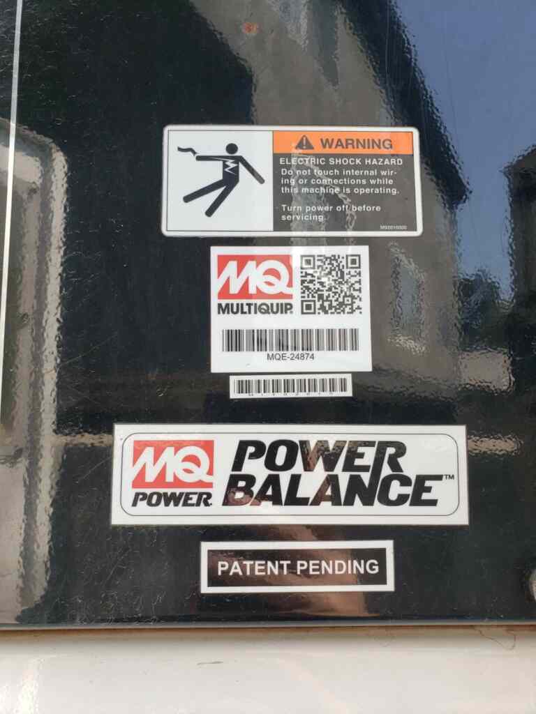 Diesel Generator: Multiquip DCA300SSCU2 — Trailer Mounted