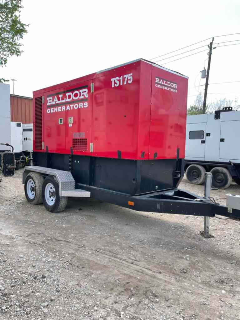 Baldor TS175 Trailer Mounted Diesel Generator - Tier 3