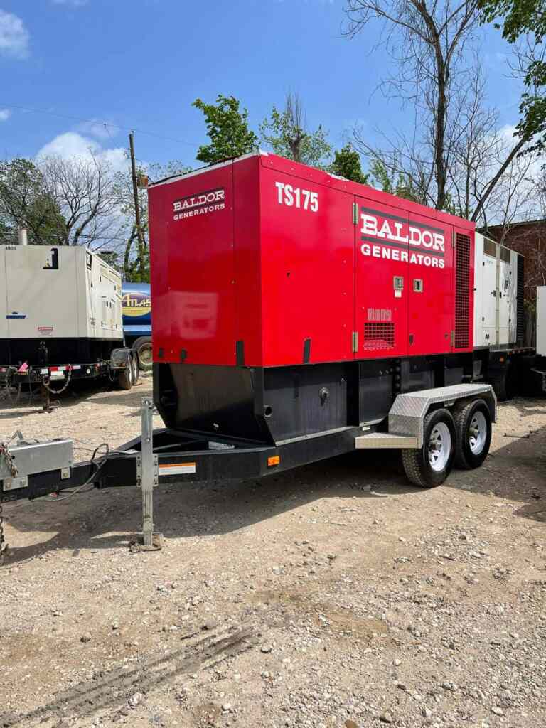 Baldor TS175 Trailer Mounted Diesel Generator – Tier 3