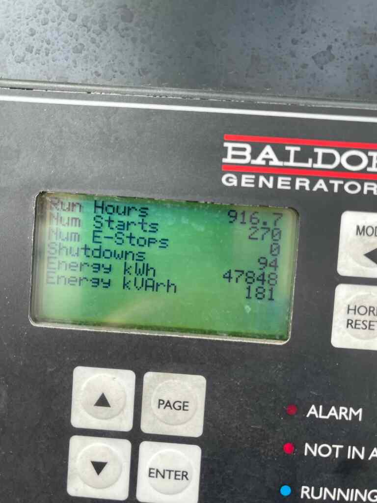 Baldor TS175 Trailer Mounted Diesel Generator - Tier 3