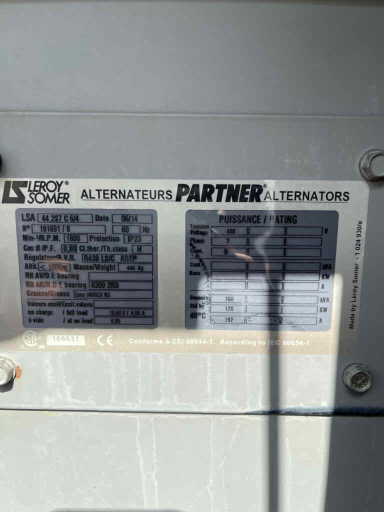 Doosan G125 Generator VIN: 4FVGNBDB3FU466422 Hours: 8,657 - Seminole, TX