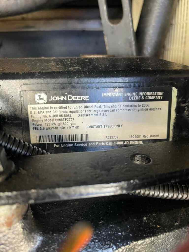 Doosan G125 Generator VIN: 4FVGNBDB3FU466422 Hours: 8,657 - Seminole, TX