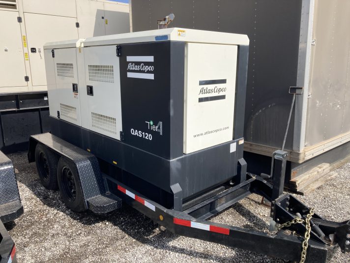 Atlas Copco QAS120 Trailer Mounted Diesel Generator