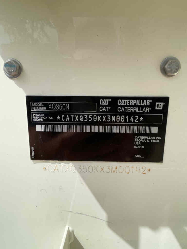 Caterpillar XQ350 Trailer Mounted, Diesel Generator