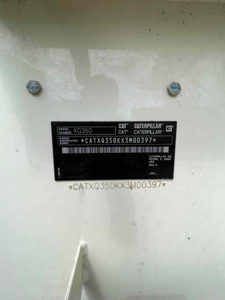 Caterpillar XQ350 Trailer Mounted Diesel Generator