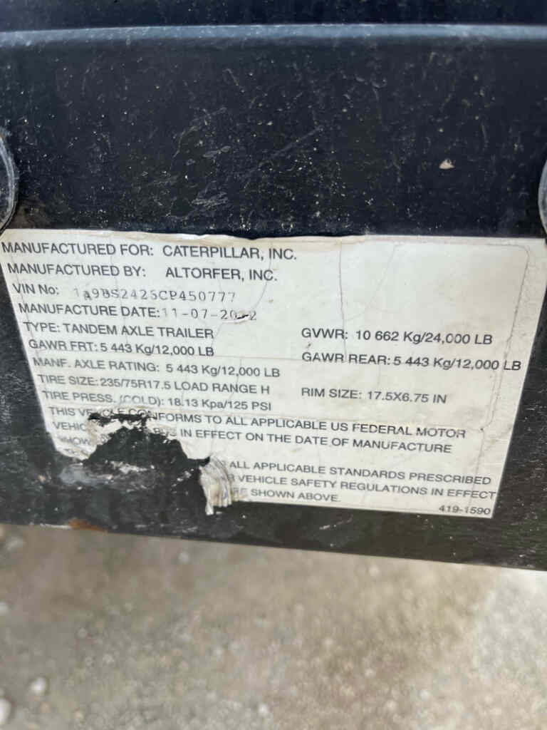 Caterpillar XQ350 Trailer Mounted, Diesel Generator