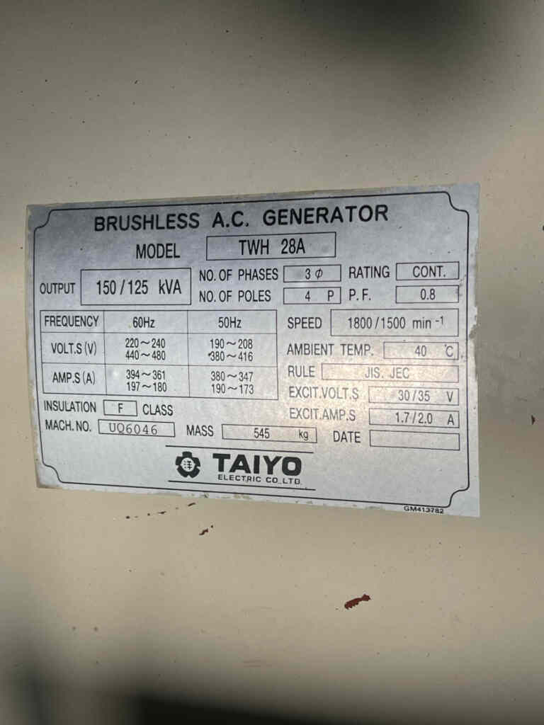 Airman MMD SDG150S Trailer Mounted Diesel Generator - Tier 3