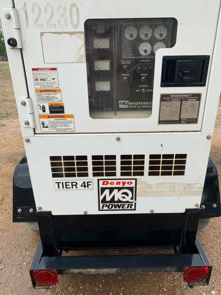 Multiquip DCA25SSIU4F Trailer Mounted, Diesel Generator