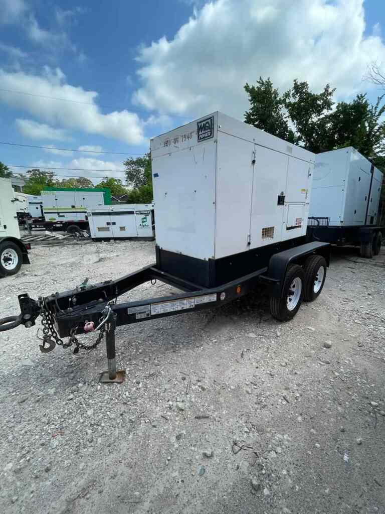 Trailer Mounted Multiquip DCA45SSIU4F Diesel Generator