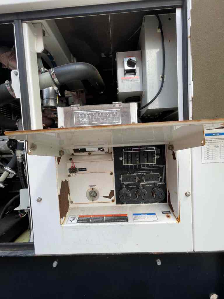 Trailer Mounted Multiquip DCA45SSIU4F Diesel Generator