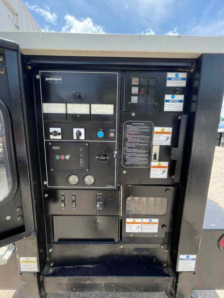 2014 Doosan G25 Trailer Mounted Diesel Generator