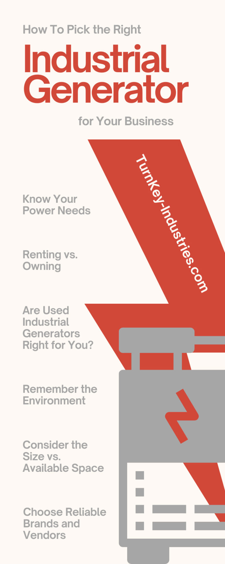 How To Pick the Right Industrial Generator for Your Business