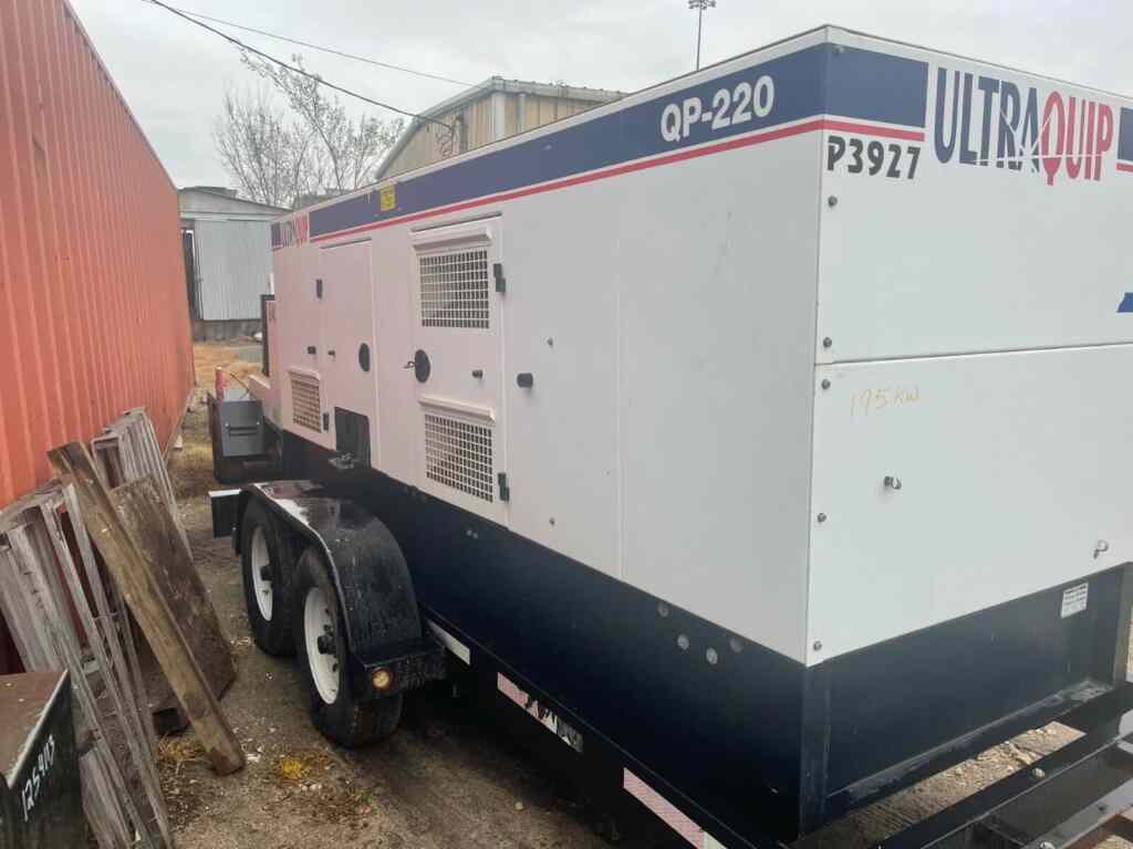 Ultraquip QP220 Trailer Mounted Diesel Generator - Tier 3