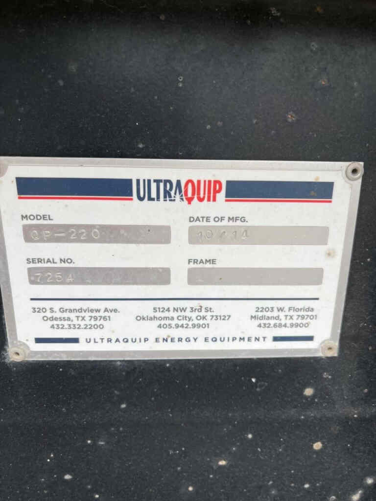Ultraquip QP220 Trailer Mounted Diesel Generator - Tier 3